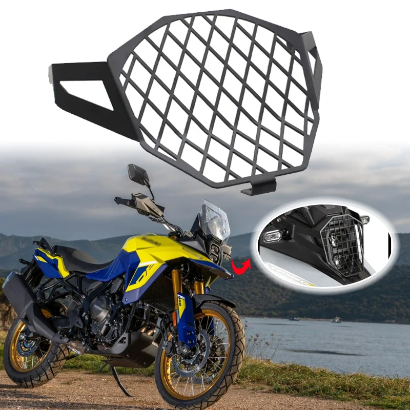 

For Suzuki V-STROM 800 DE VSTROM 800DE VStrom 800 DE 2023 2024 Motorcycle Radiator Grille Guard Cover Oil Cooler Guard Set