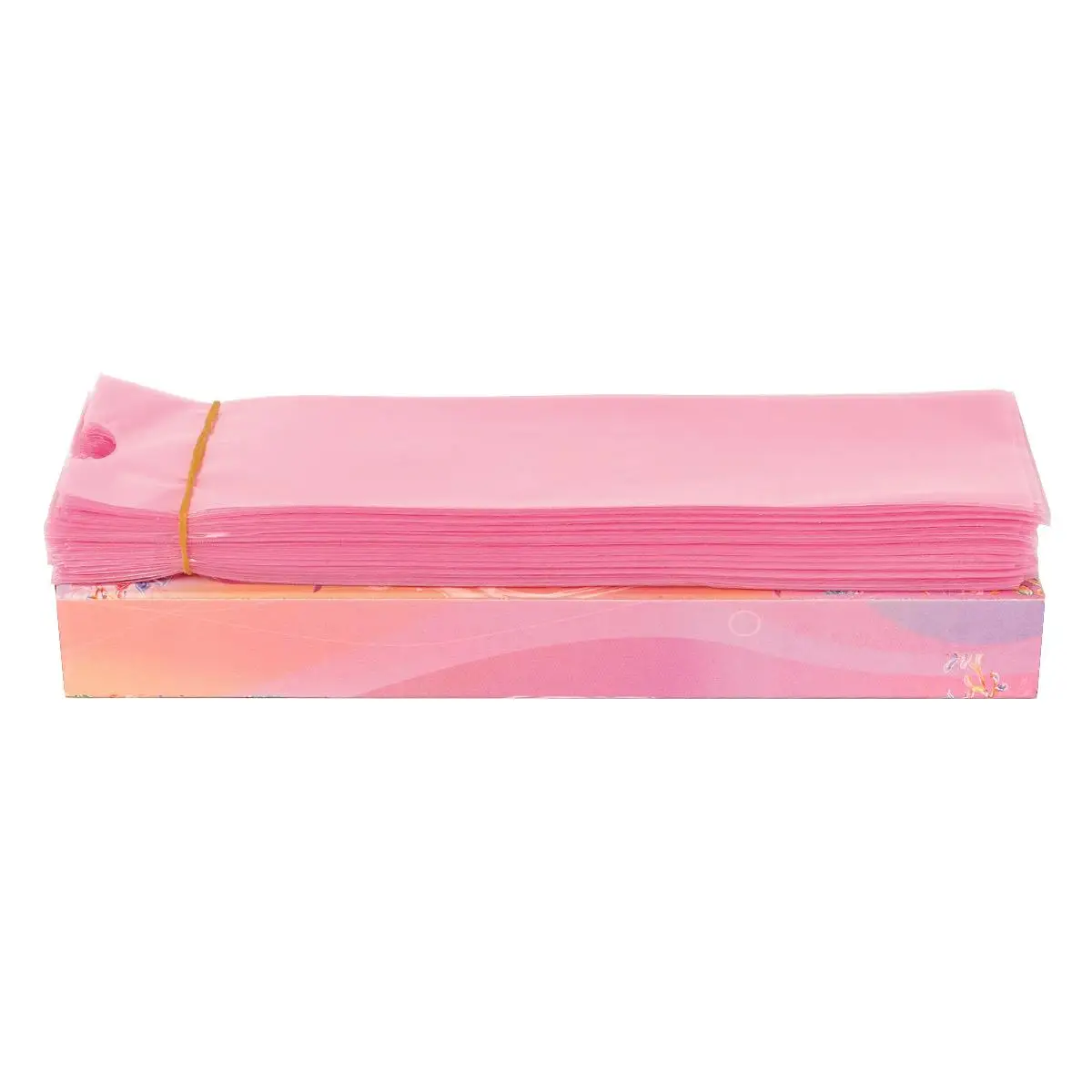 

Poseidon 200PCs Disposable Pink Tattoo Pencil Case Transparent Protective Bag for Tattoo Machines And Pens - General Population