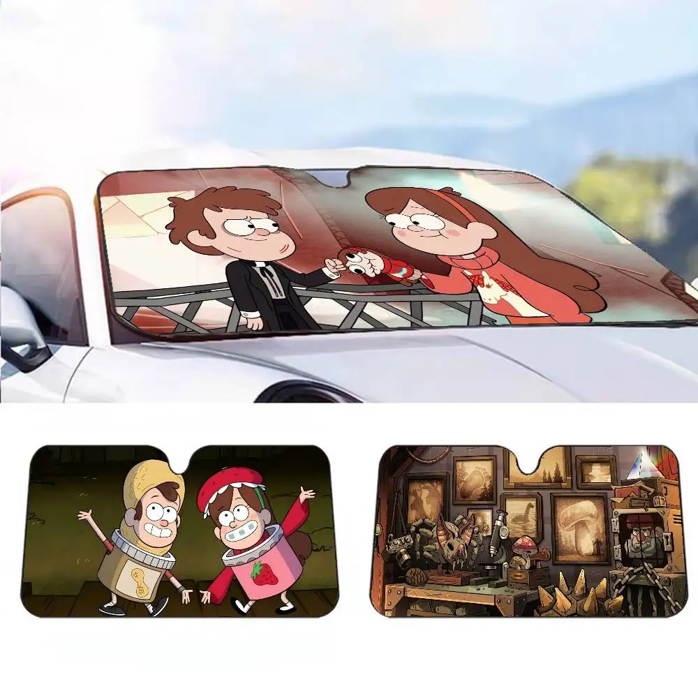 

G-Gravity F-Falls Car SunShade Parasol Car Windshield Sun Shade UV Protection and Interior Cooler