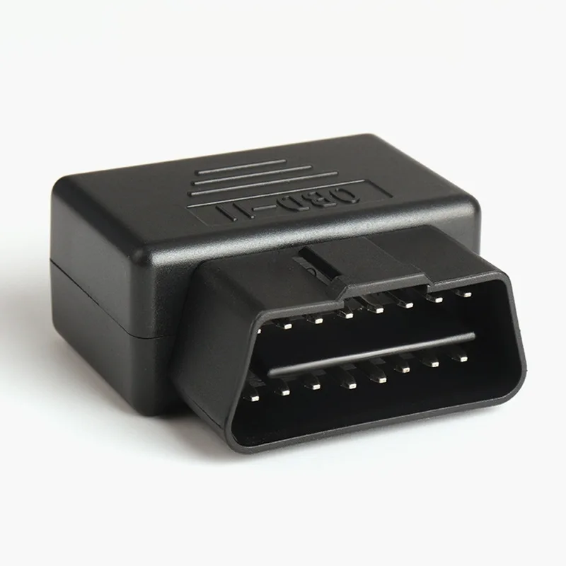 Automotive OBD2 Male Connector OBD Plug, Prefabricated Housing, Non-porous Snap, Screw-free