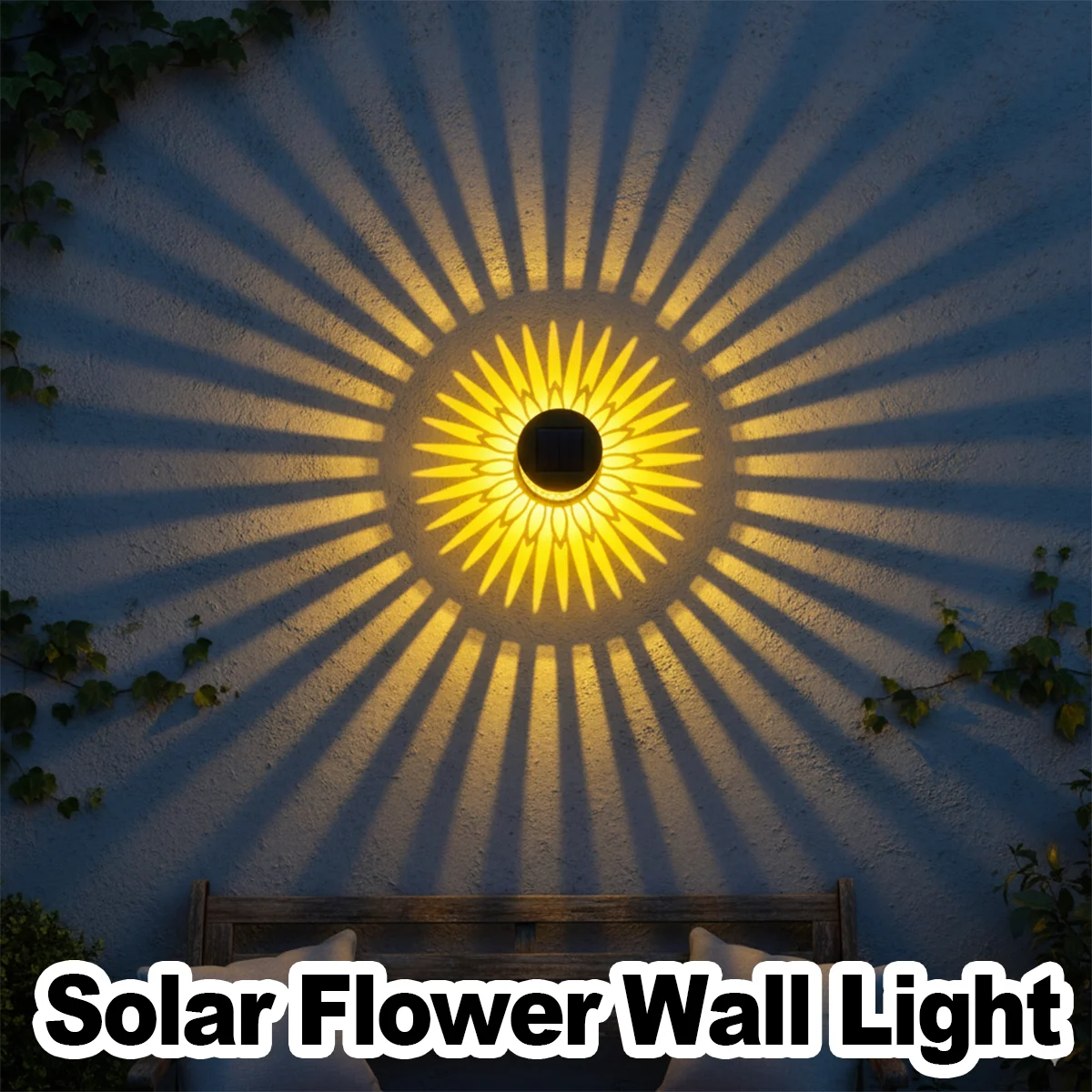 Solar Wall Fence Light Lamp Powered Lights Waterproof Led Outdoor Decorative Deck Step Garden Post Lamps Yard Metal Patio Stair