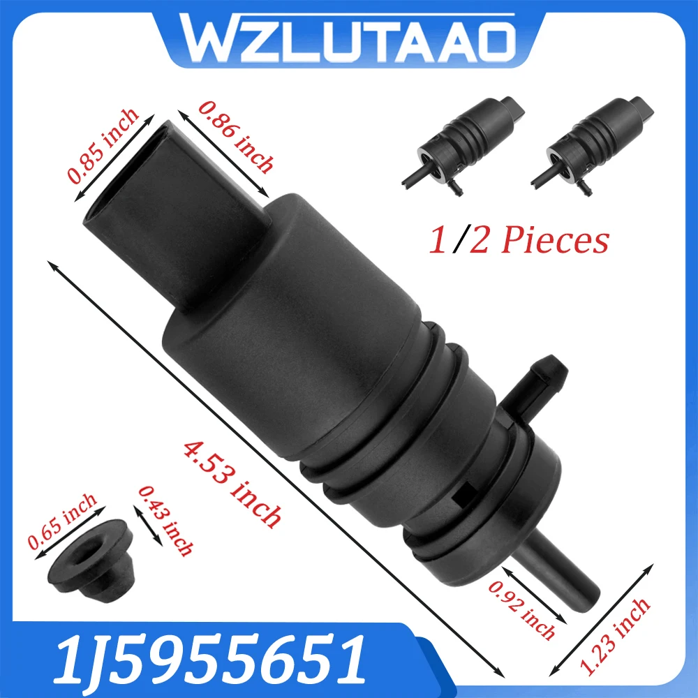 1/2 pieza 1J5955651 67128362154 2218690121 13250356 bomba de Motor limpiaparabrisas para Audi Mercedes Benz BMW VW Porsche