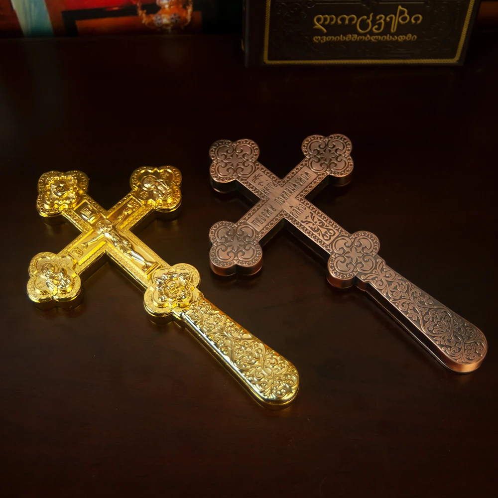 Orthodox Greek Blessing Cross Articulos Religiosos Catolicos Church Decoration Cruz Pectoral