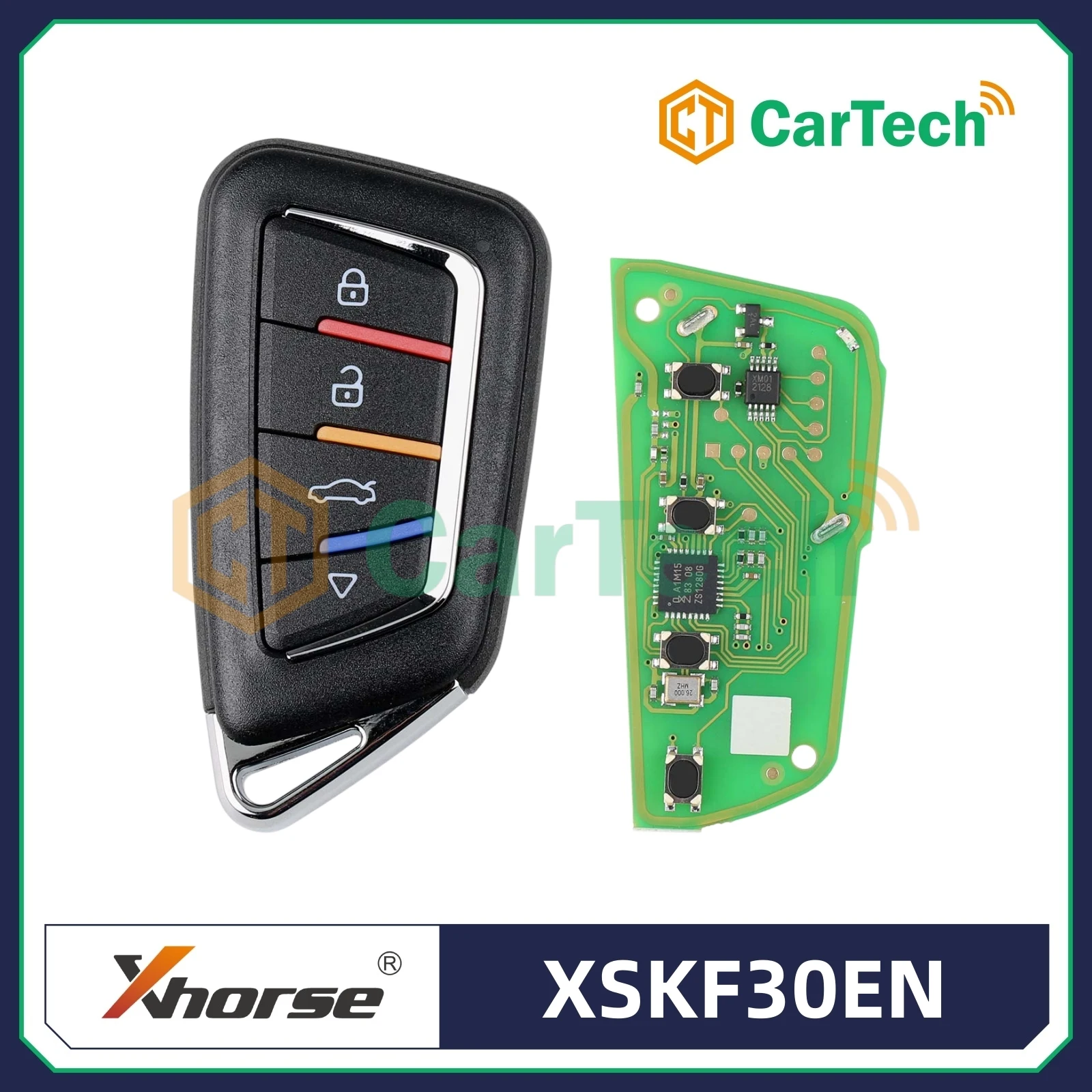 

Универсальный умный нож Xhorse с дистанционным управлением, 1 шт., 4 кнопки XSKF30EN