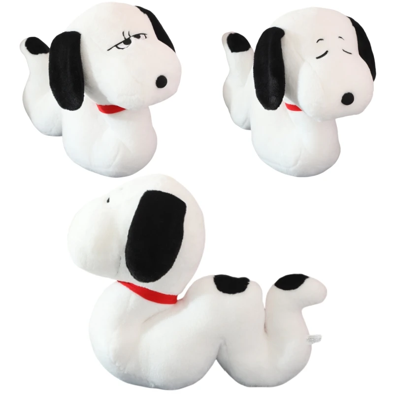 

Креативная забавная подушка в форме змеи Snoopy, мягкая аниме Snoopy, белая собака, длинная подушка, диван-кровать, домашний декор, подарки для девочек