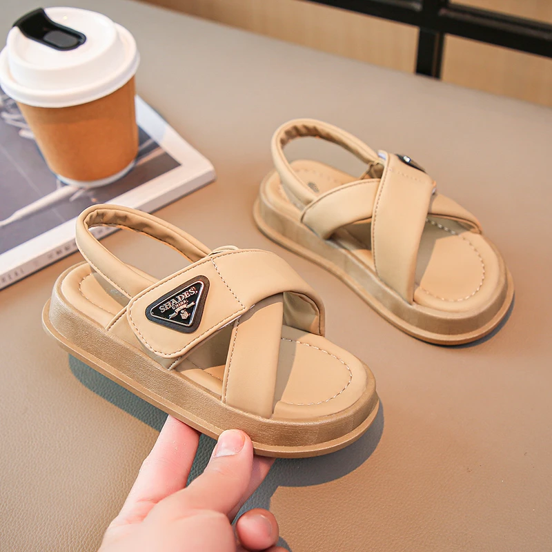 Children Shoe Summer Beach Sandals Korean Edition Girls Roman Sandal Kid Sandles Breathable Kid Shoe for Girl Zapatos Niña