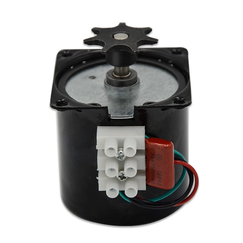 

60KTYZ Claw Pole Permanent Magnet Synchronous Motor AC220V 14W 50Hz Mini Gear Motor Low Speed 2.5R/Min