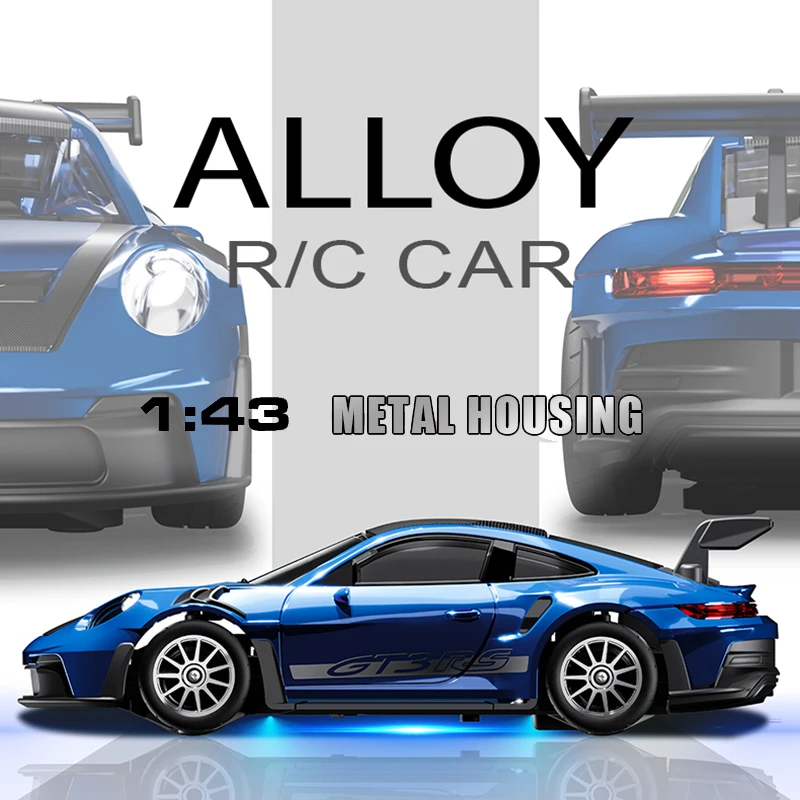 

New 1:43RC 4wd Drift Alloy Car With Gyro Alloy Remote Control Car Toy Gift For Children Boys Christmas Halloween Gifts