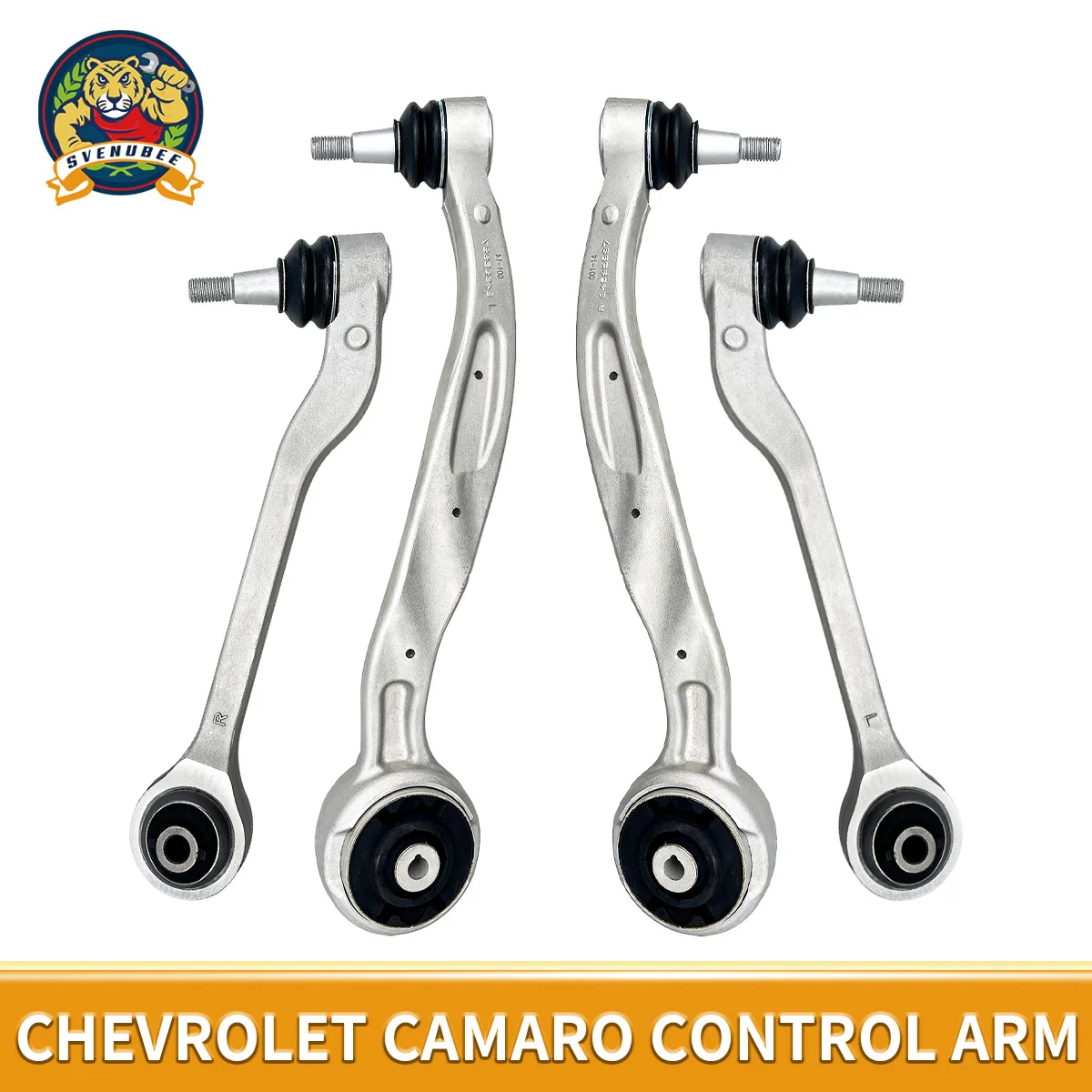 Svenubee 4pcs Front Lower Control Arms LH & RH Suspension Set Kit for Chevrolet Camaro 2016 2017 2018 2019 2020 2021 2022