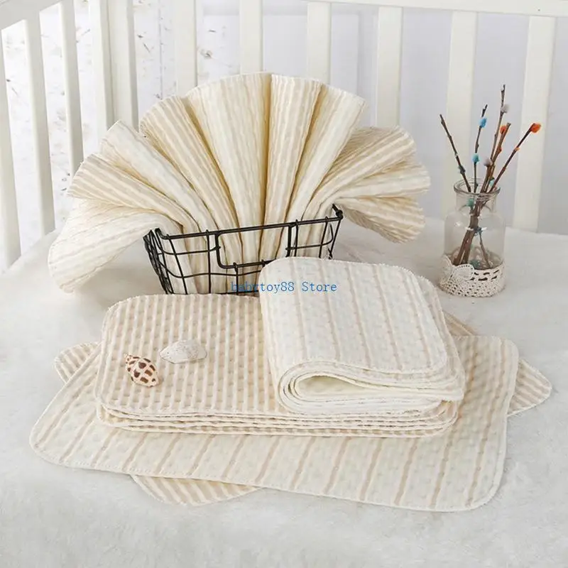 

Y4UD Хлопковый пеленальный коврик для малышей. Непротекающий и противоскользящий коврик для подгузников. Обеспечивает безопасную