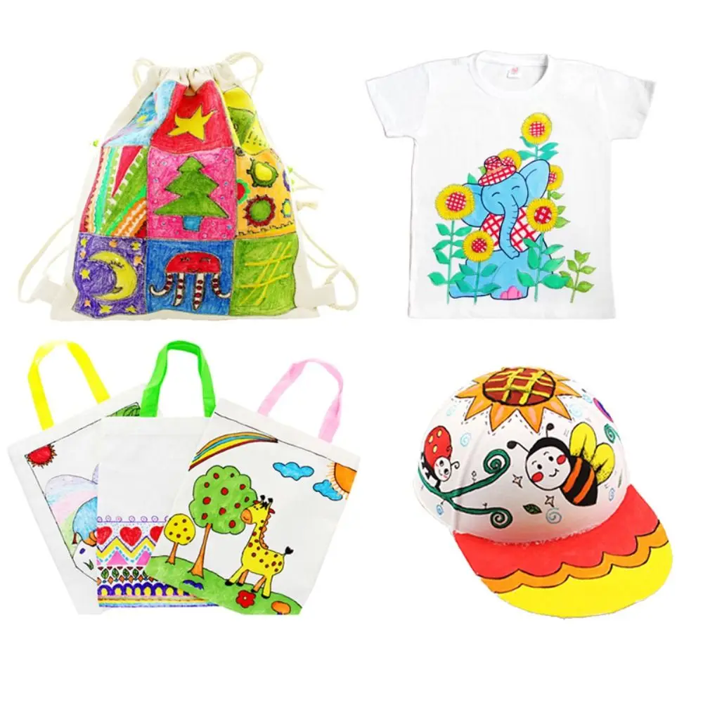 

T-shirt Pigment Drawing Supplies Art Graffiti T-shirt Markers Textile Paint Pen Fabric Marker Pen Painting Tools