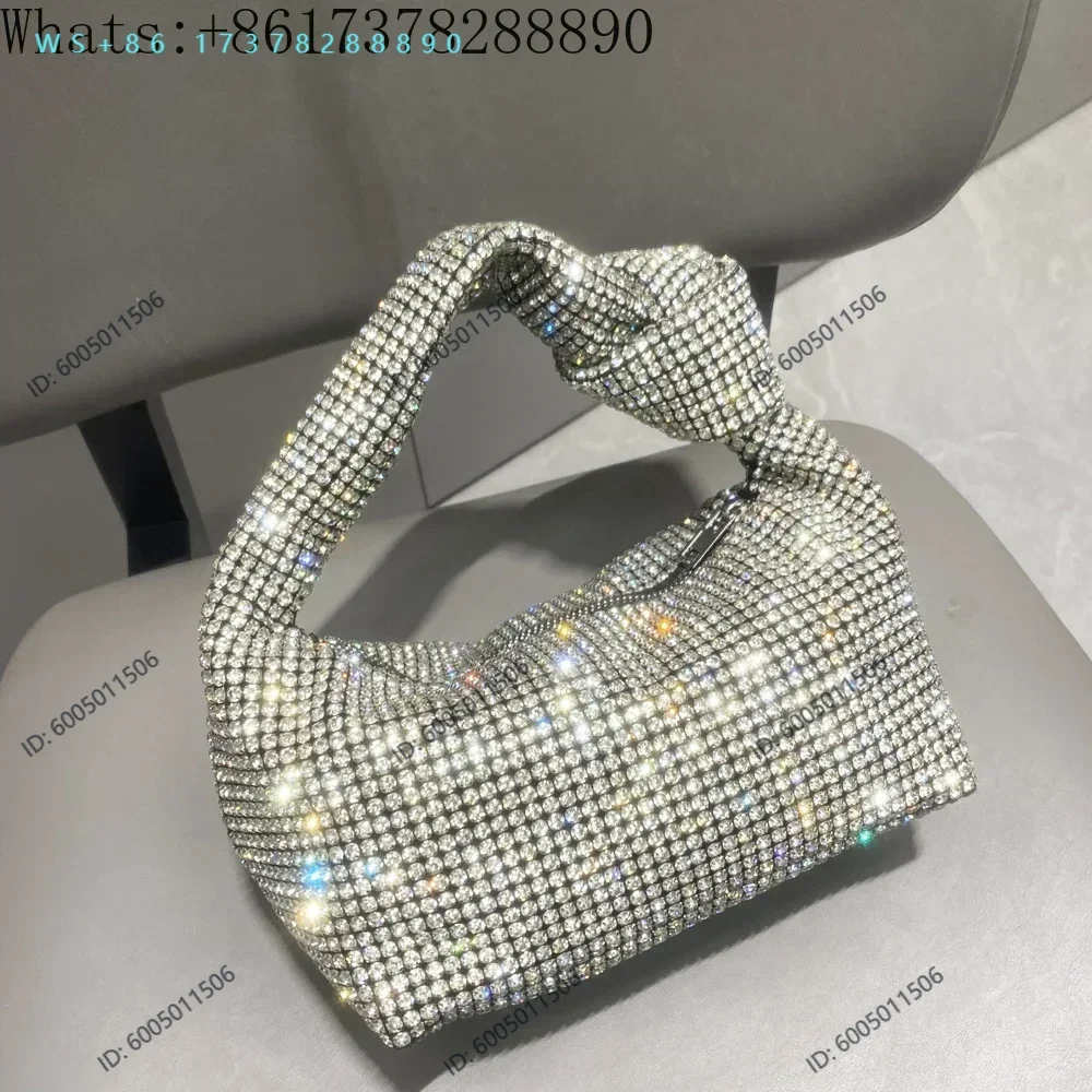 Evening clutch Bag Purse Crystal Purses and handbag Hobo Bags Luxury Designer hobo shoulder bag Shining Handle Rhinestones
