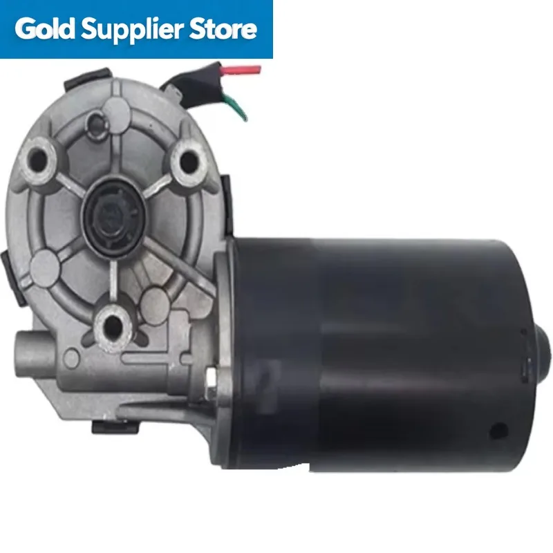 12v 24v 50w High Torque  High Speed  55rpm  Dc Brush Worm Gear Motor for Engineering Machinery