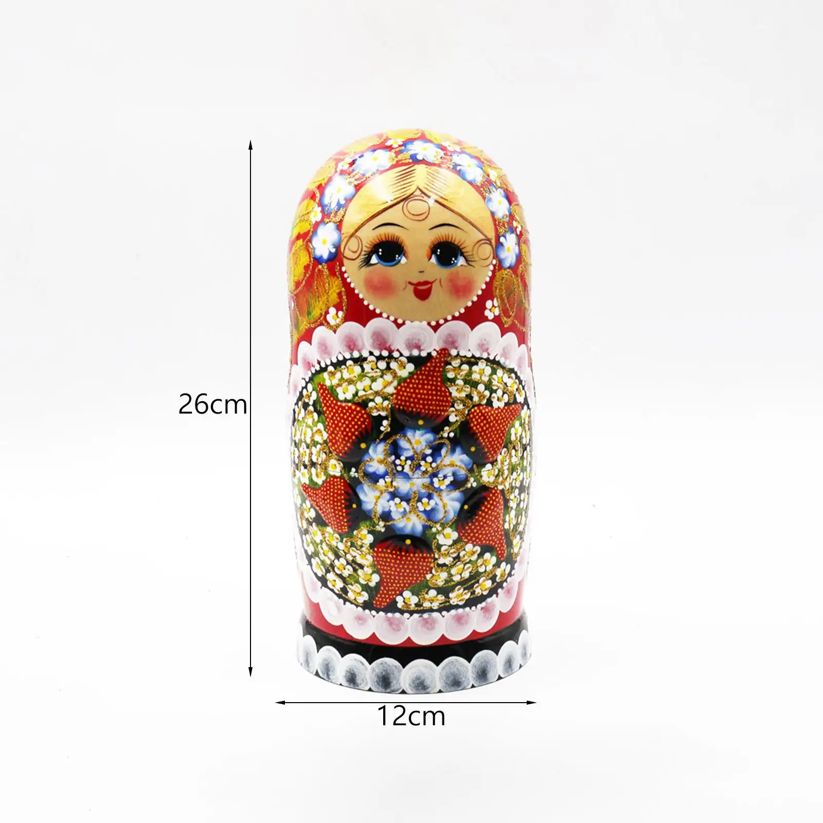 10x muñeca Matryoshka hecha a mano lindos regalos de cumpleaños coleccionables artesanías rusas