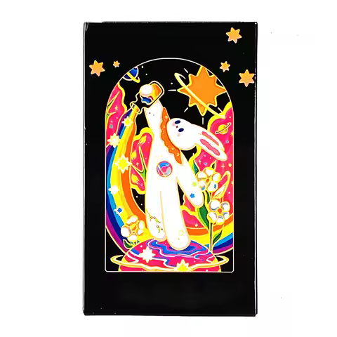 New Tarot Deck 78pcs Cute Rabbit-themed Tarot Cards,Meditation &amp; Divination &amp; Collection Cards,Halloween and Christmas Gifts