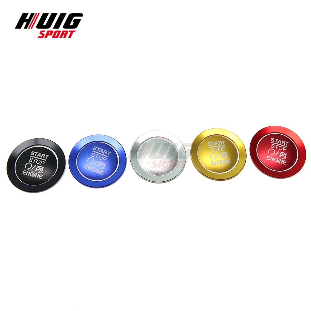 For Jeep Commander Wrangler Grand Cherokee Engine Start Stop Push Button Cap Ignition Start Switch Button Interior Accessories