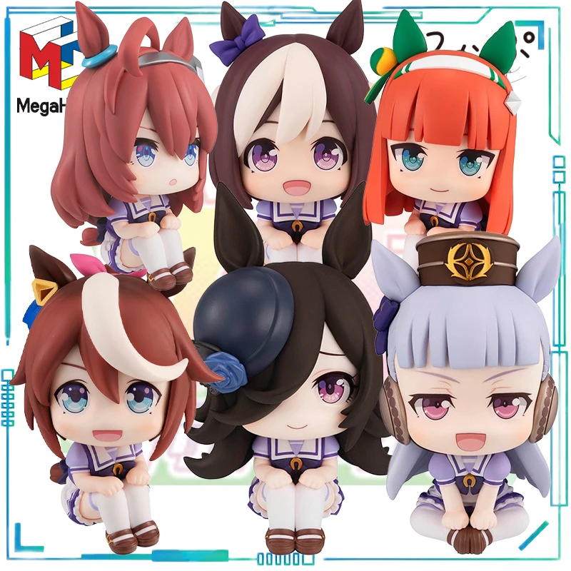 MegaHouse Genuine Look Up Series PrettyDerby Game Model Special Week，Tokai Teio，Rice Shower Collectibles of Finished Model Toys