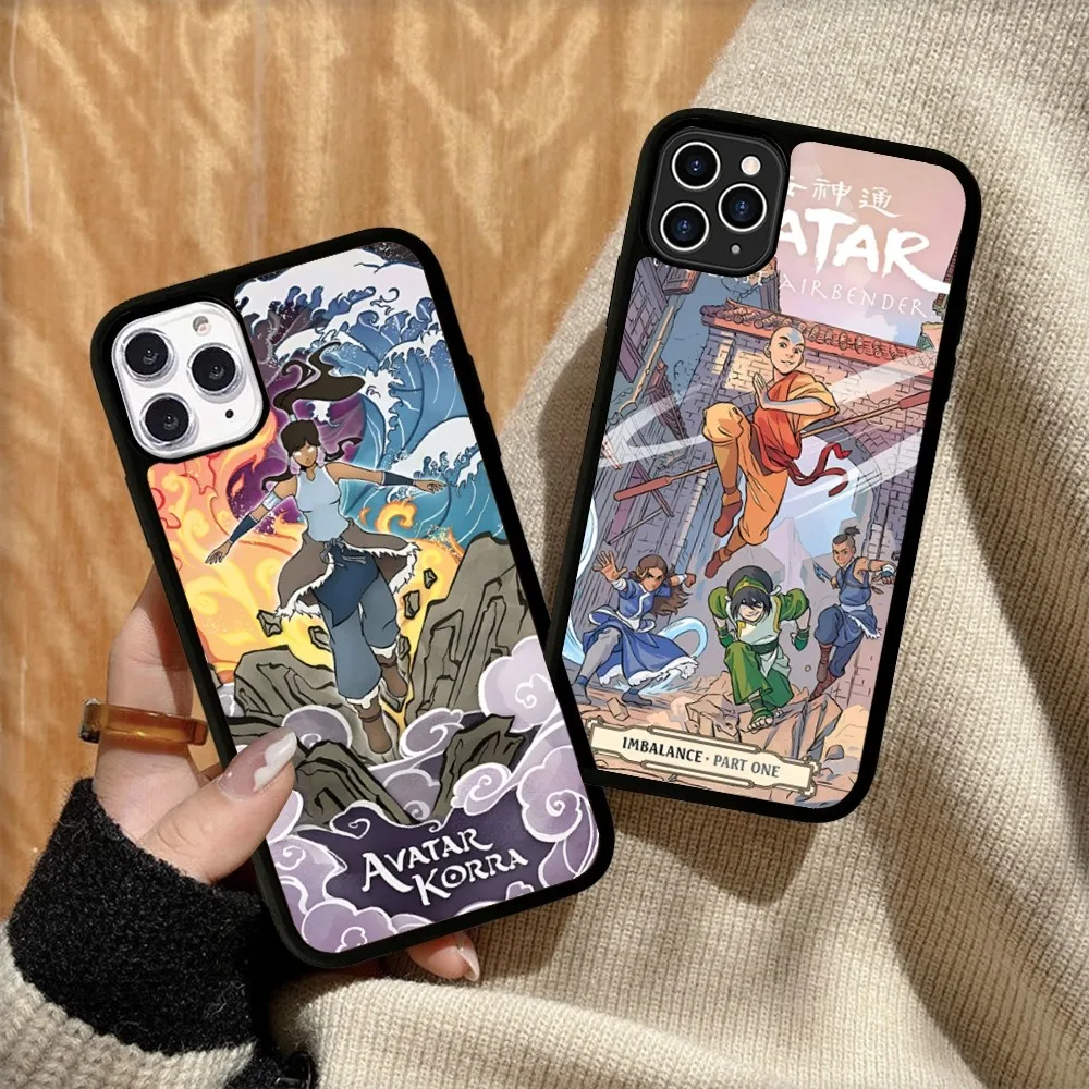 Avatar The Last Airbender Phone Case Silicone PC+TPU For For IPhone 11 12 13 14 15 16 Plus Pro Max Cover