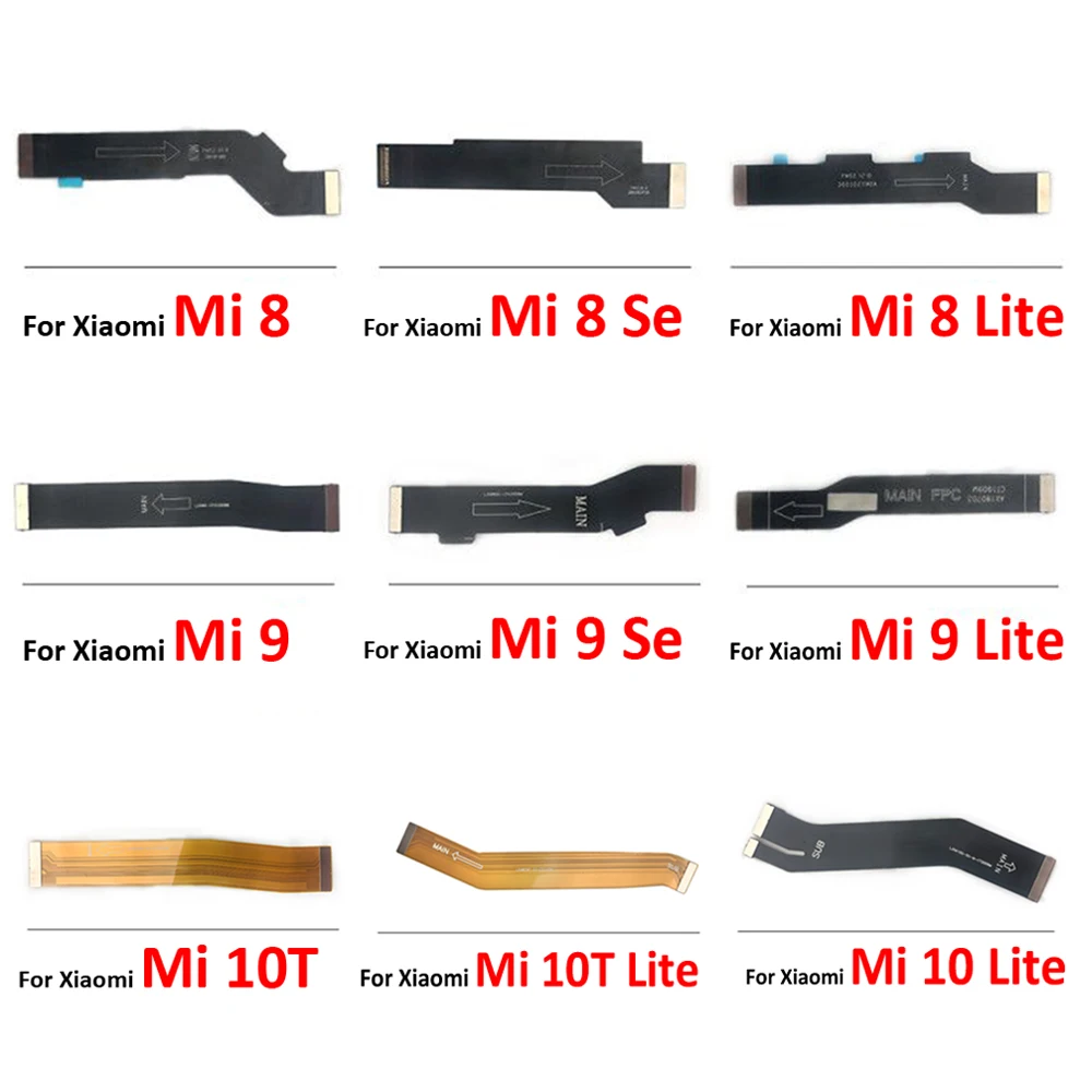 20Pcs/Lot, Main Board Motherboard Connector Board Flex Cable For Xiaomi Mi 11 10 10T 11T 6 8 9 Se 10T Lite A3 9T Note 10 Pro