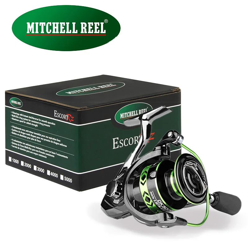 MITCHELL REEL DK Metal Spool 8-12kg Max Drag 5.2:1 High Speed Carp Bait  Jigging Fishing Spinning Reel Spinning For Fishing