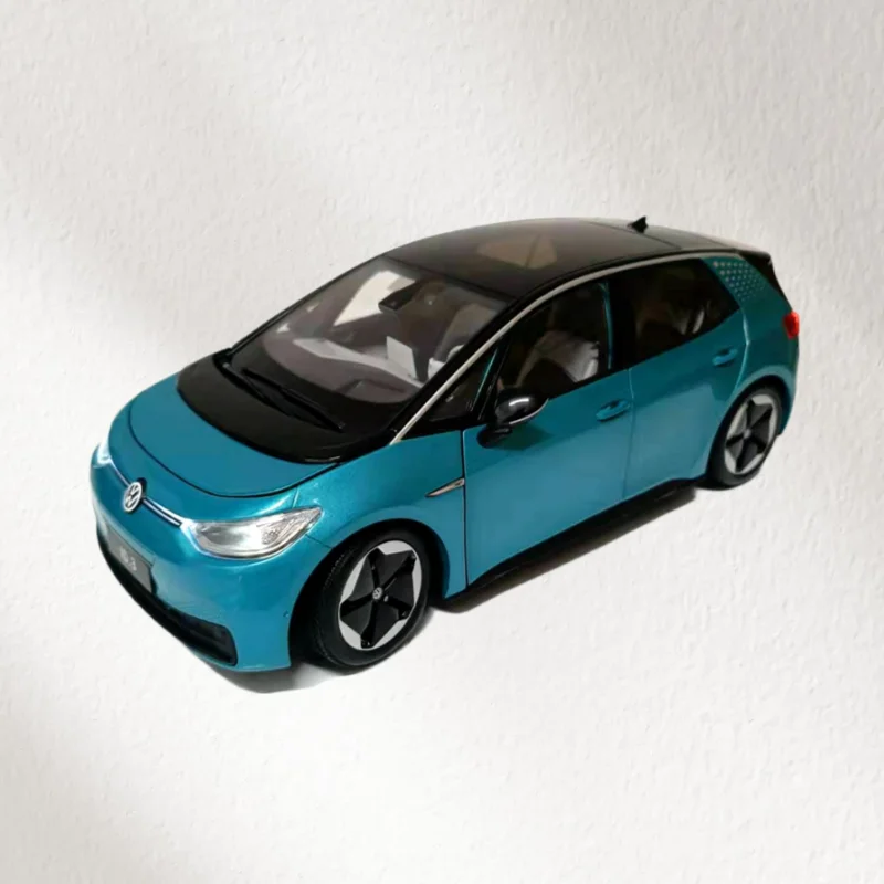 Diecast 1/18 Bilancia SAIC Volkswagen Modello In Lega di Auto SAIC Volkswagen ID3 Gioca Veicoli Giocattoli per I Ragazzi Regalo Scatola Originale