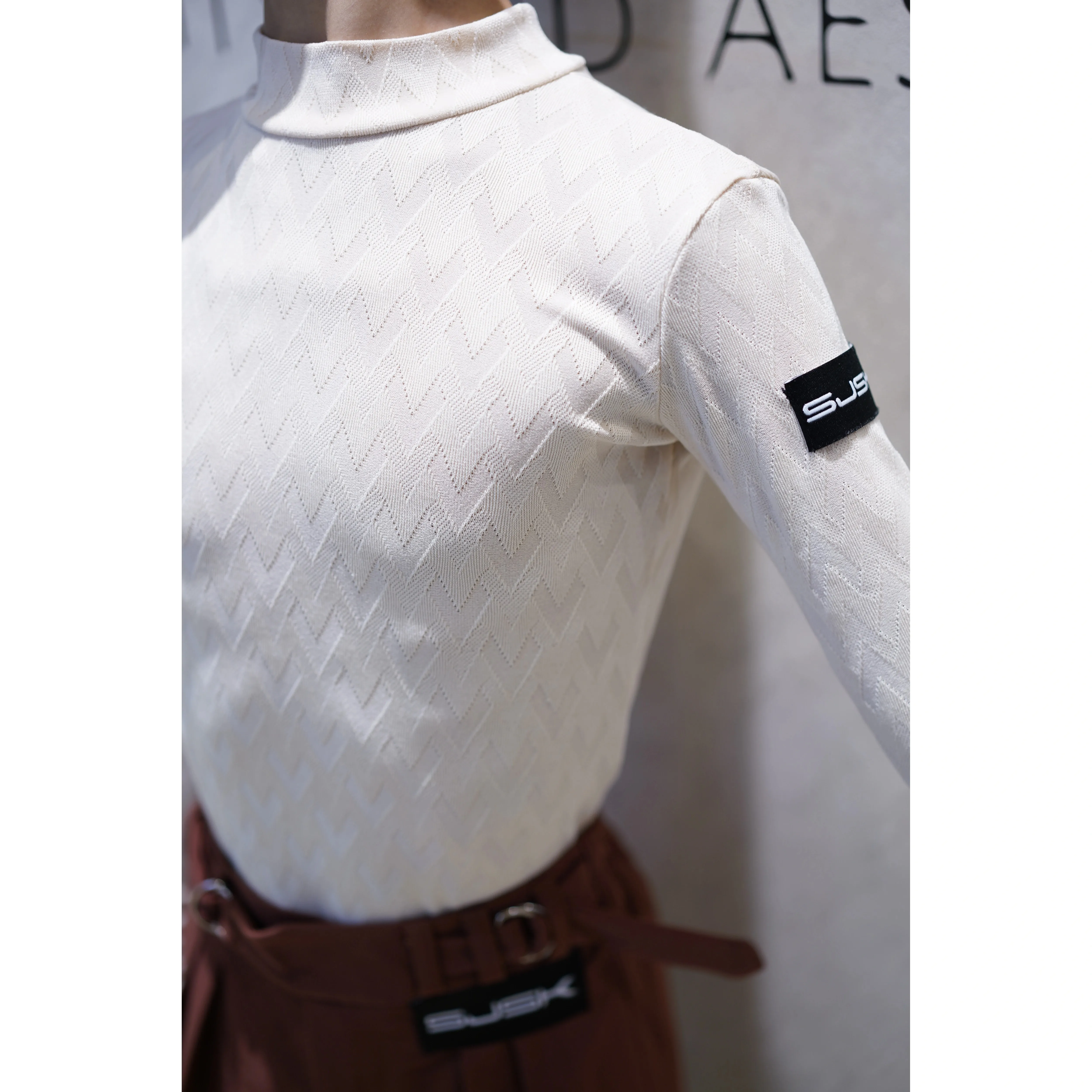 ラテンダンストップボーイズコスチューム子供長袖ハイネックトップパンツチャチャルンバタンゴラテンサンバダンス練習着DN21898