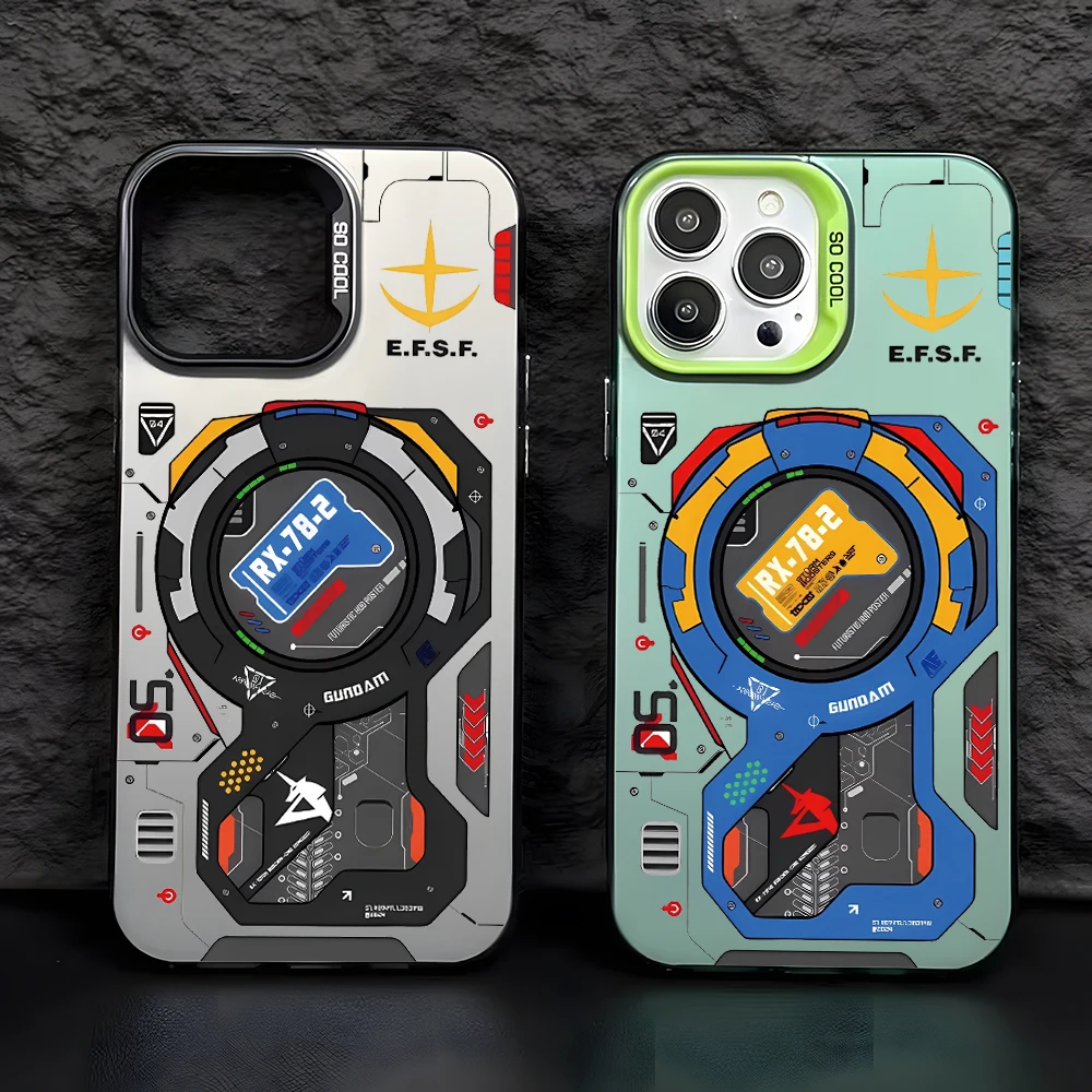 Cool Machine G-Gundams Phone Case for Samsung Galaxy S26 S25 Edge S24 S23 S22 S21 FE S20 Ultra Plus 5G Colorful Silver Cover