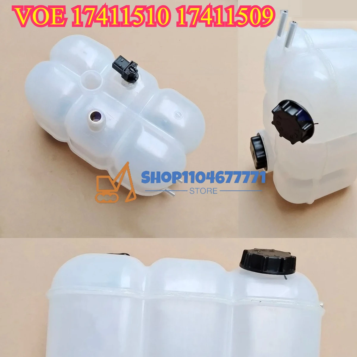 L45H L50H L60H L70H L90H EC170D EC200D EC210D EC220D EC250D EC300D High Quality Water Expansion Tank Fit VOE 17411510 17411509