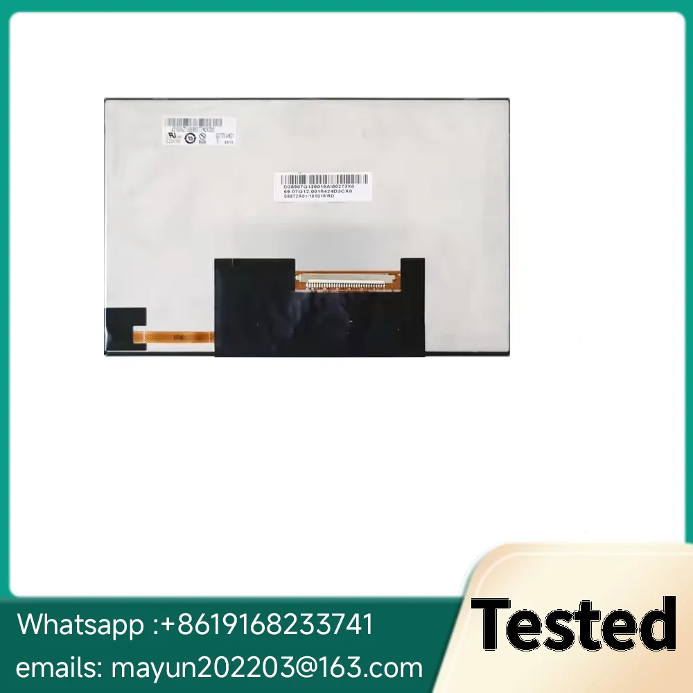 Original G070VAN01.0 7-inch LCD Display Panel 800×480 WVGA 30-pin LVDS Interface