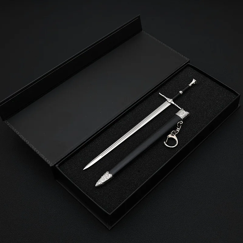 22 سنتيمتر Additem السيف لعبة المفاتيح الشكل الطرفية المعادن الحرفية نموذج المشهد الدعائم سطح المكتب الحلي هدايا عيد اللعب