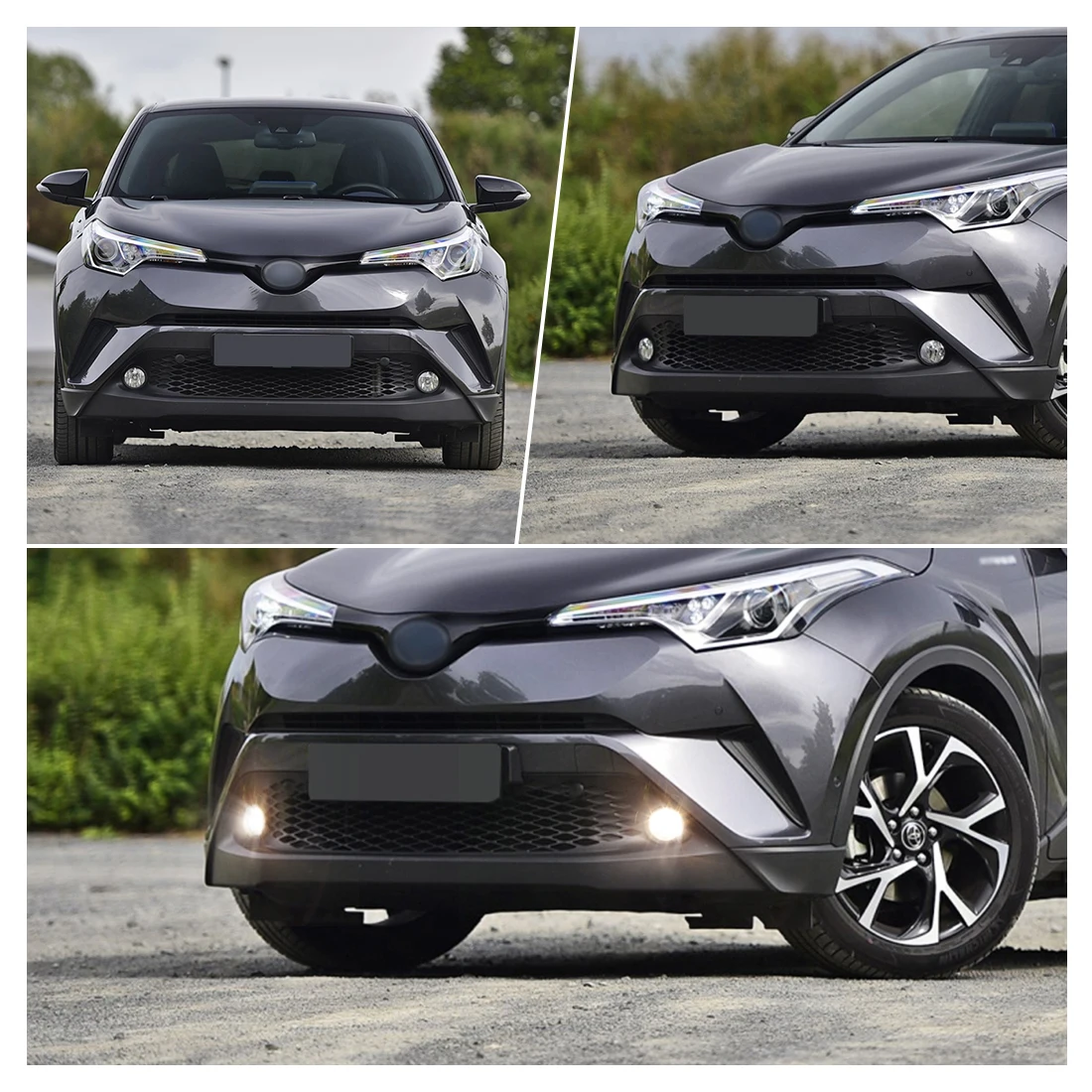 Fog Light Foglamps For Toyota C-HR(U.S. Type)2018 2019 Front Bumper Halogen Auto Driving Waterproof Daylights Car Accessories