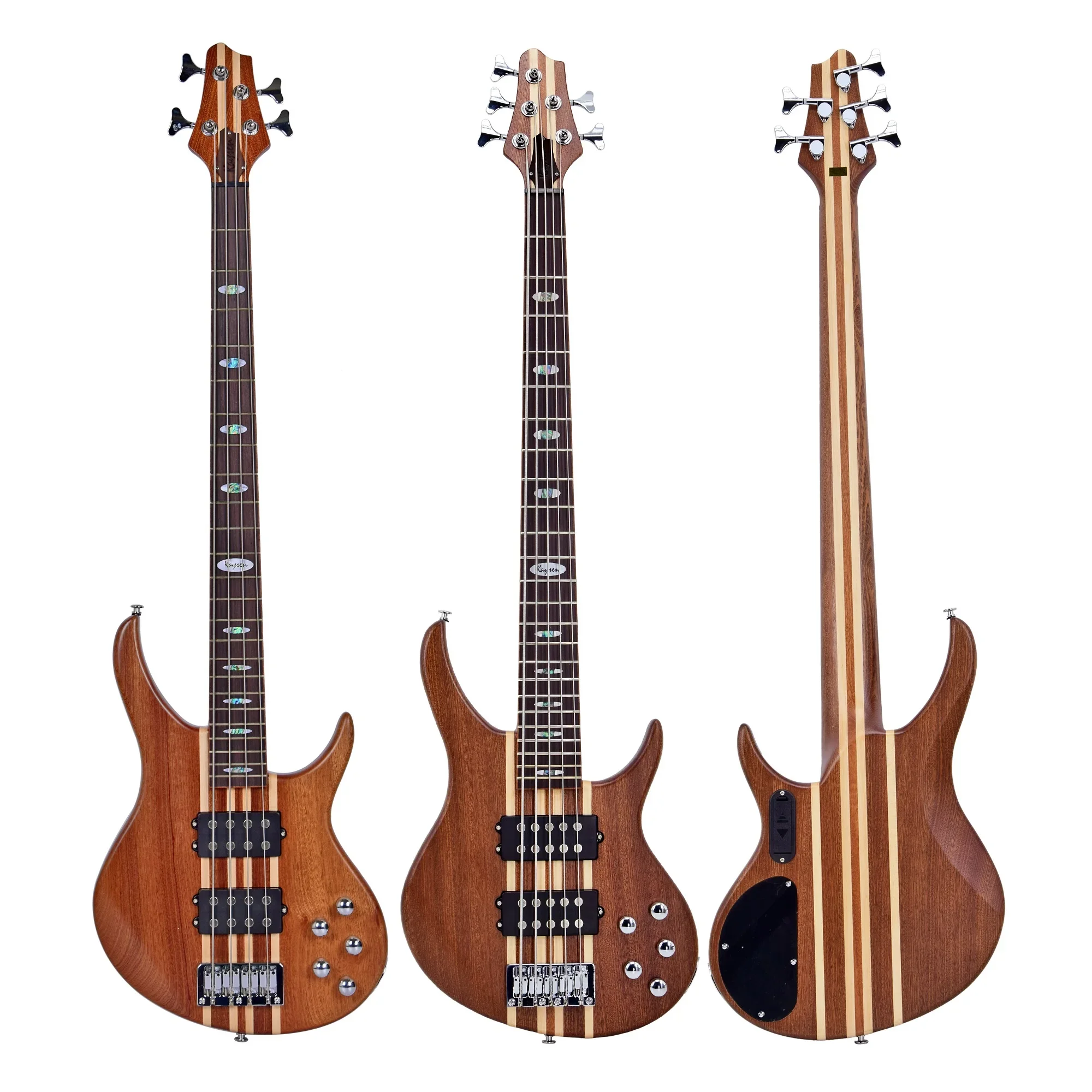 

4 String 24 Fret Connected Body 5 String Electric Bass Guitar