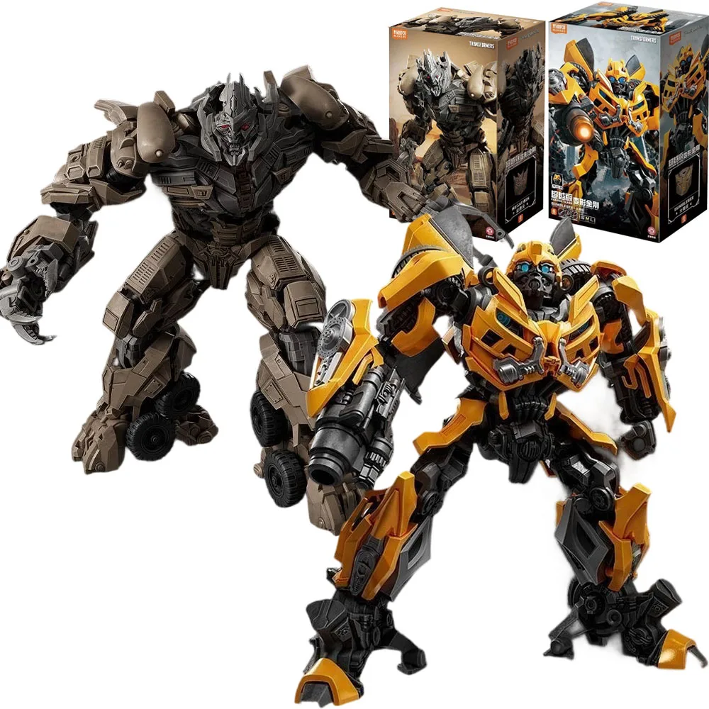 

Коллекционные фигурки Blokees Classic Class: Трансформеры — Мегатрон и Бамблби из фильма «Тёмная луна», сборные подвижные модели, игрушки-подарки