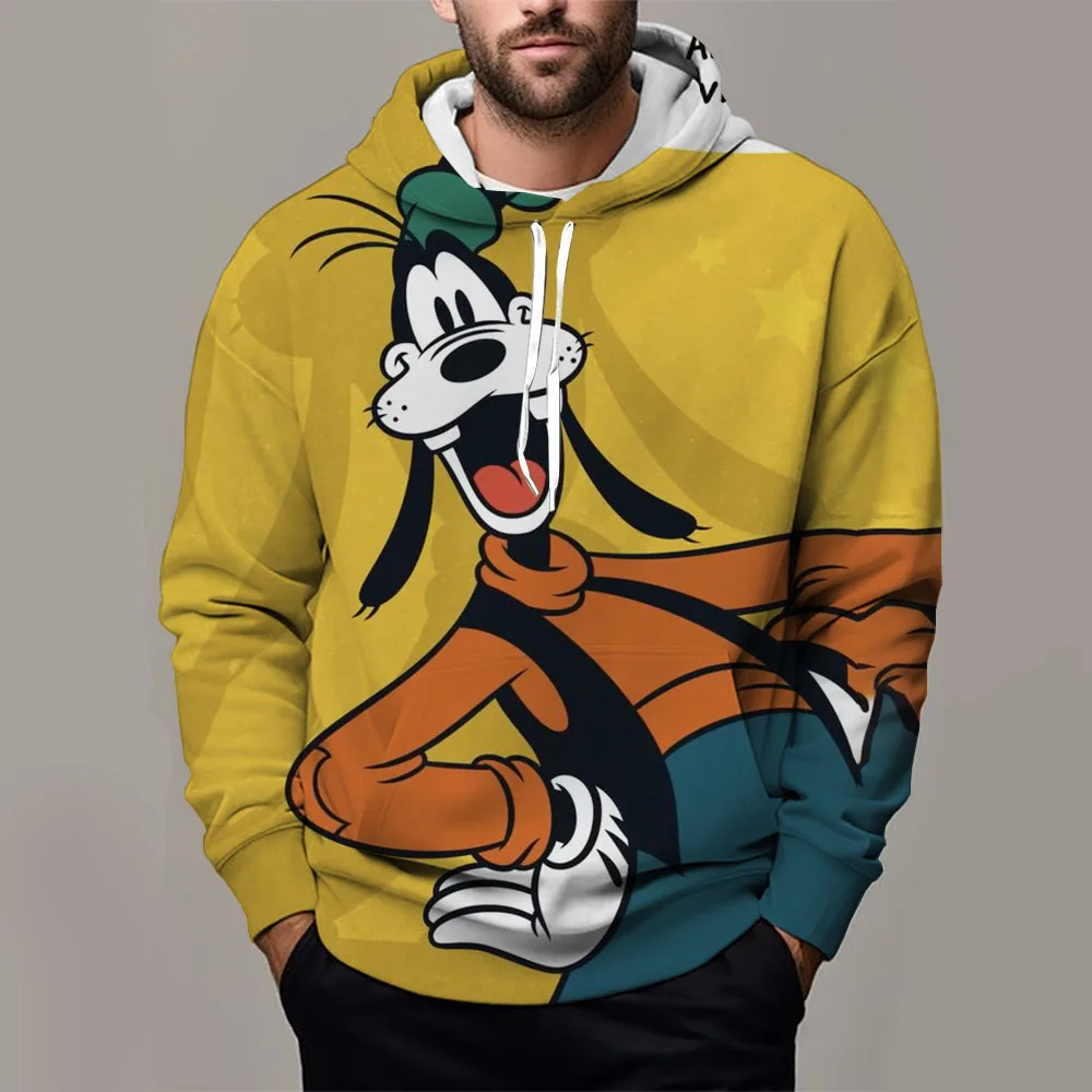 Disney Hoodies Gaofei 3D Print Man Women Retro Oversized Streetwear Y2k Hoodie Pullovers Hooded Sweatshirts Kids Clothing