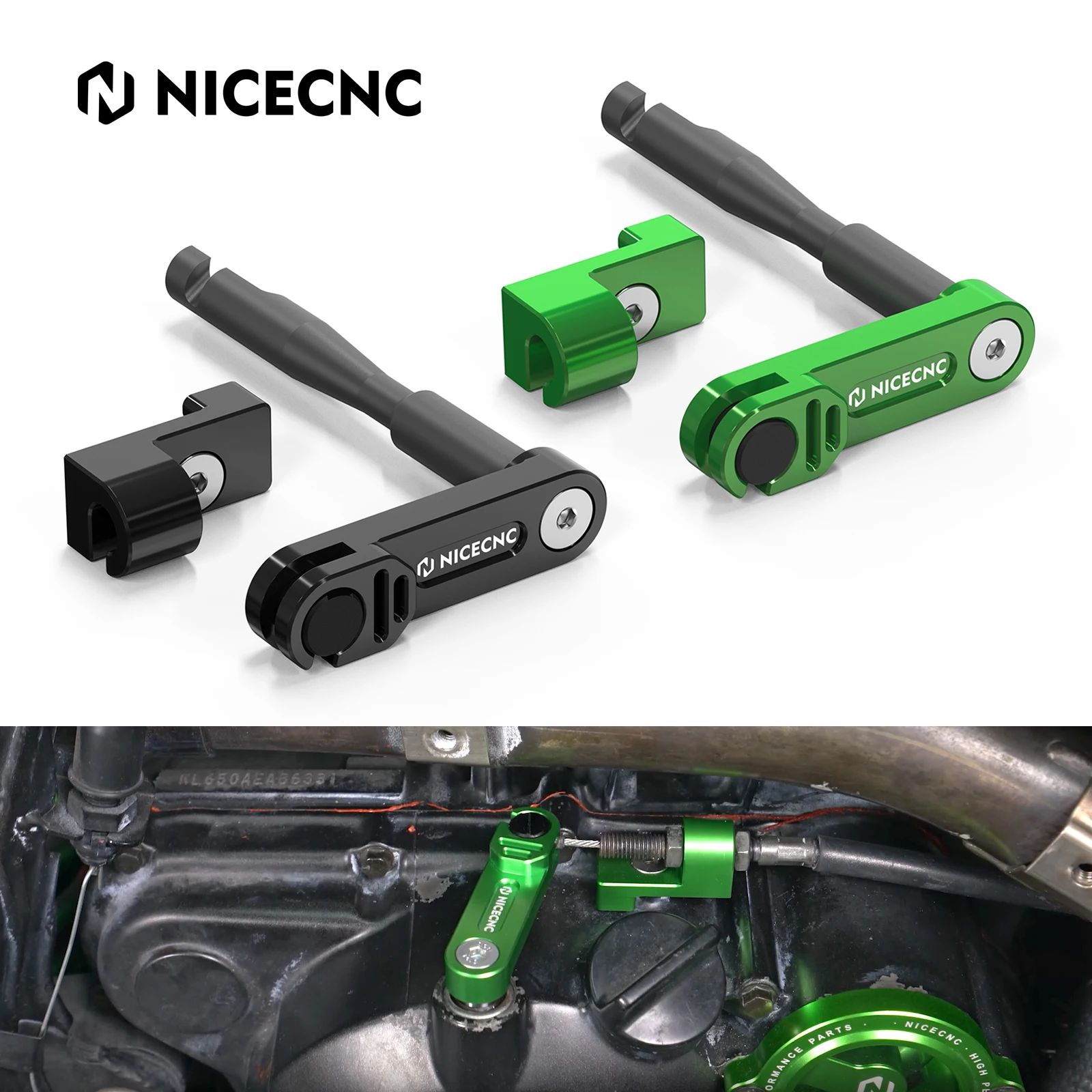 

For 2008-2023 2024 Kawasaki KLR 650 Engine Clutch Lever Extension for Kawasaki KLR650 Clutch Arm Lever Easy Pull