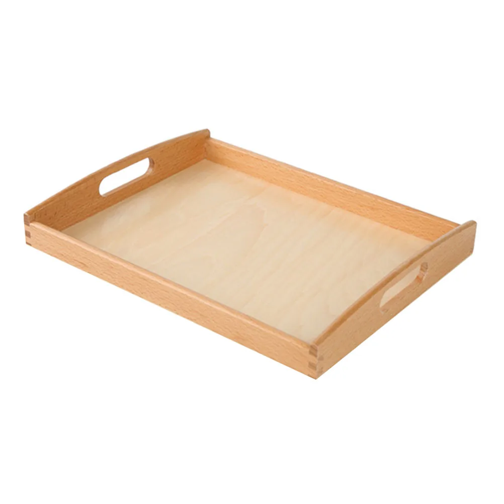

Wooden Tray Teaching Aids Montessori Trays Toddlers Coffee Table Craft Organizer The Is Child
