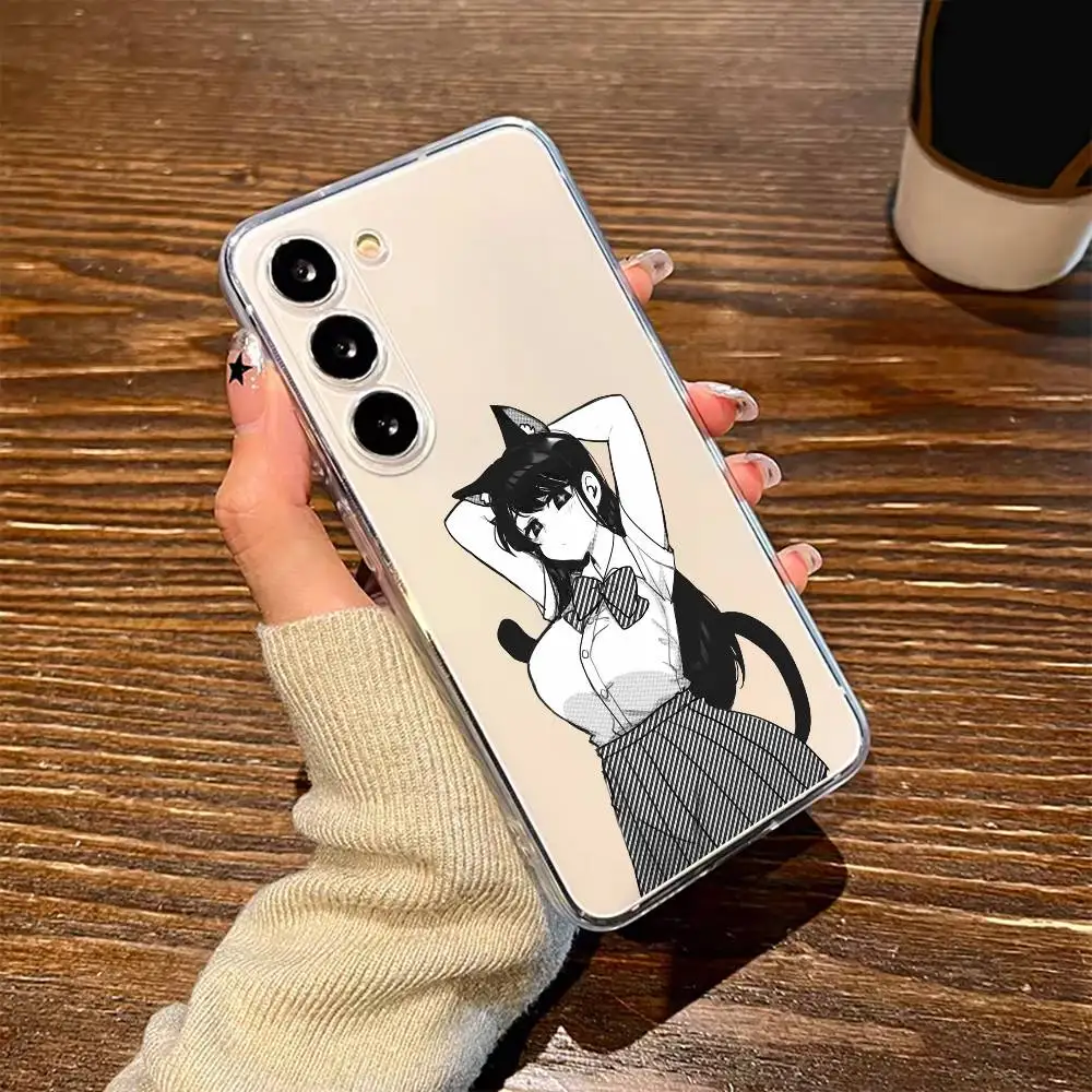 

Komi Can t Communicate Cute ANIME Phone Case For Samsung A10 A12 A31 A40 A70 Transparent Cover