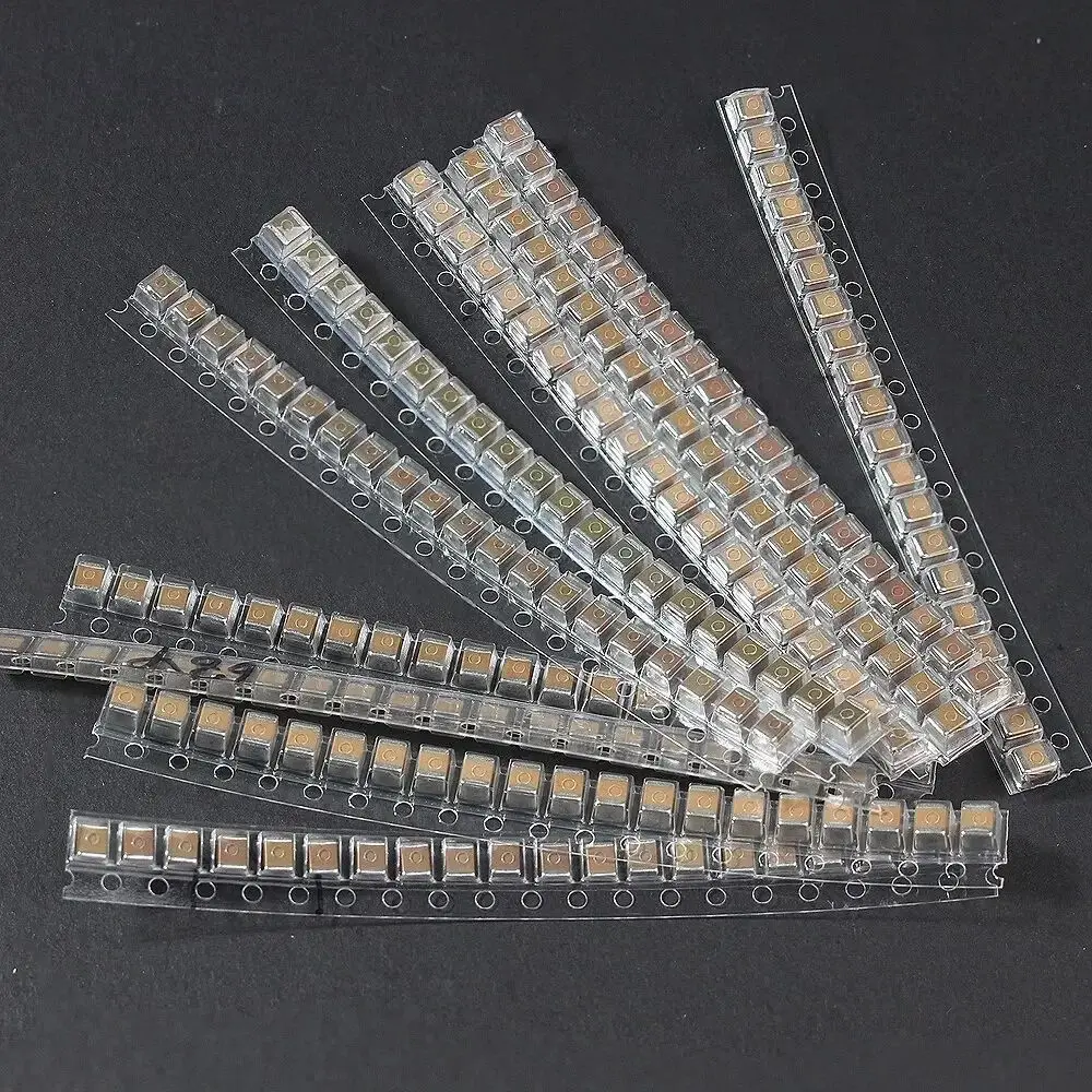 200/400pcs 1210 Capacitor SMD Assortment Kit 0.1UF 0.47UF 0.68UF 1UF 2.2UF 4.7UF 10UF 22UF 47UF 100UF for DIY Electronics Repair