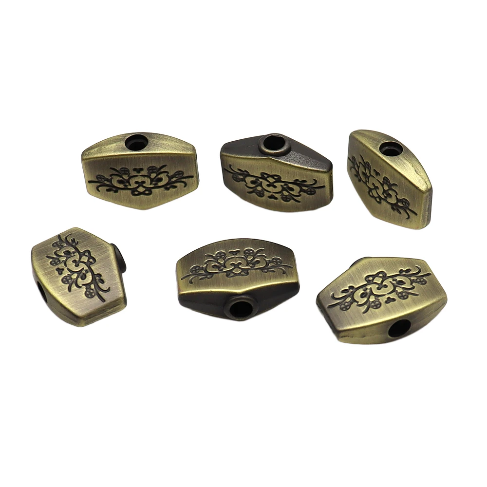 6pcs Guitar Tuners Machine Head Buttons Metal Carved Square Button for Electric Guitar