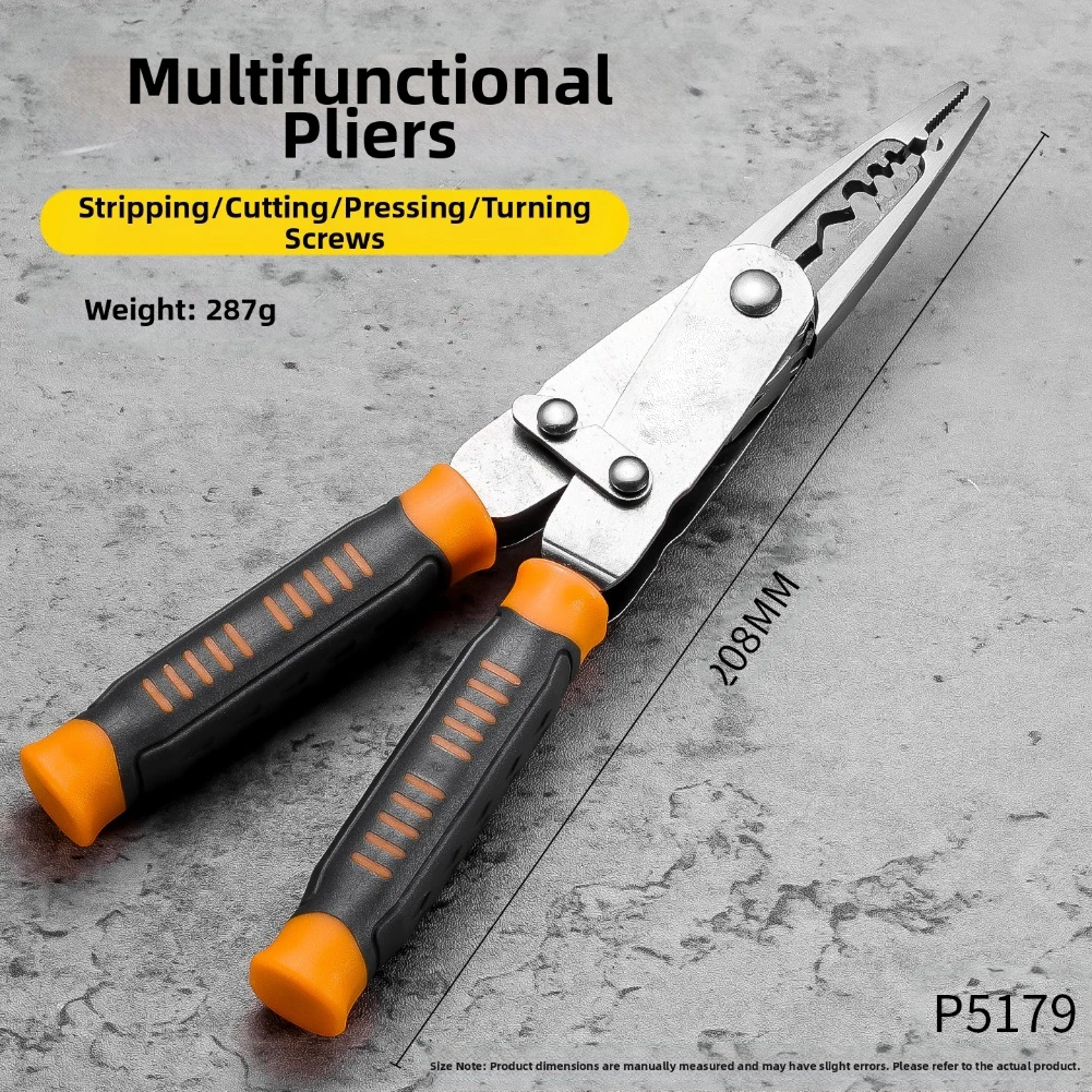 

Щипцы для зачистки проводов, двусторонние, с регулируемыми настройками. Эргономичная ручка. Подходит для различных размеров электрических проводов.