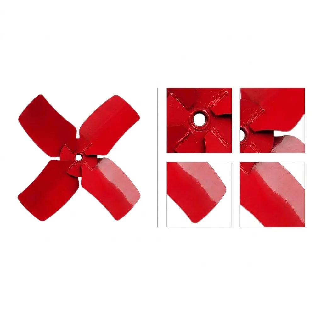 High-Strength Iron For Ventilation Fan for Exhaust Fans 8/10/12 inch Red Fan Suitable for Kitchen Workshop For Ventilation