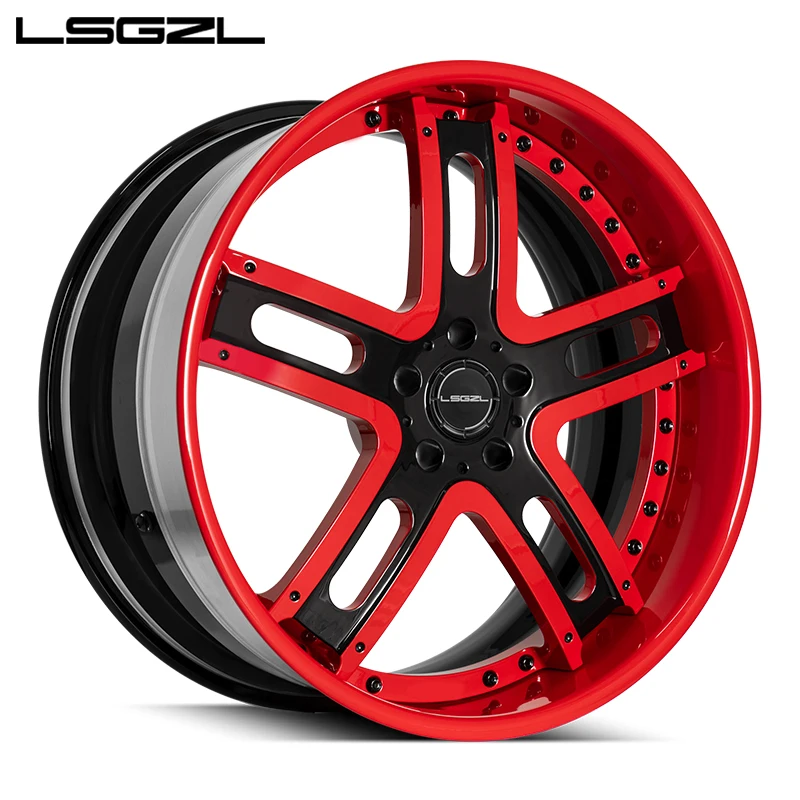 

LSCZL Forged Alloy Wheels Rims16-24 Inch Forged Wheels 5x130 5x112 R24 R19