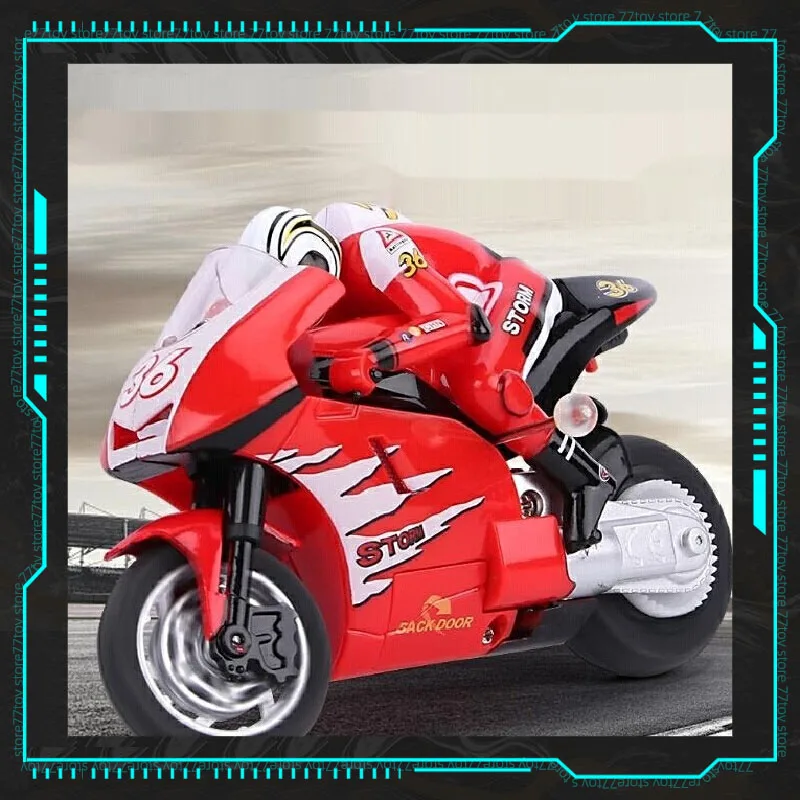 Motorcycle Electronic Remote Control Racing Car Motorcycle High Speed Electric Car Rechargeable Stunt Motorbike Children'S Gift