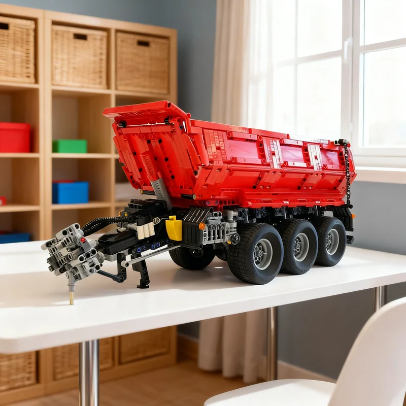 2249pcs MOC Tractor Dump Trailer CLAAS Xerion 5000 TRAC VC - Technical Model Toy Building Blocks Construction Christmas Gifts