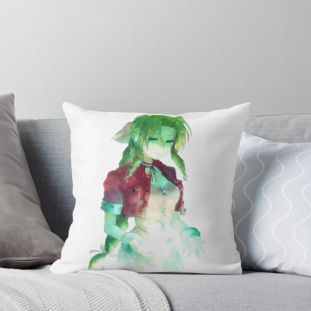 Aerith Design Manga Throw Pillow ornamental pillows Pillow Cover Cushions Home Decor pillow