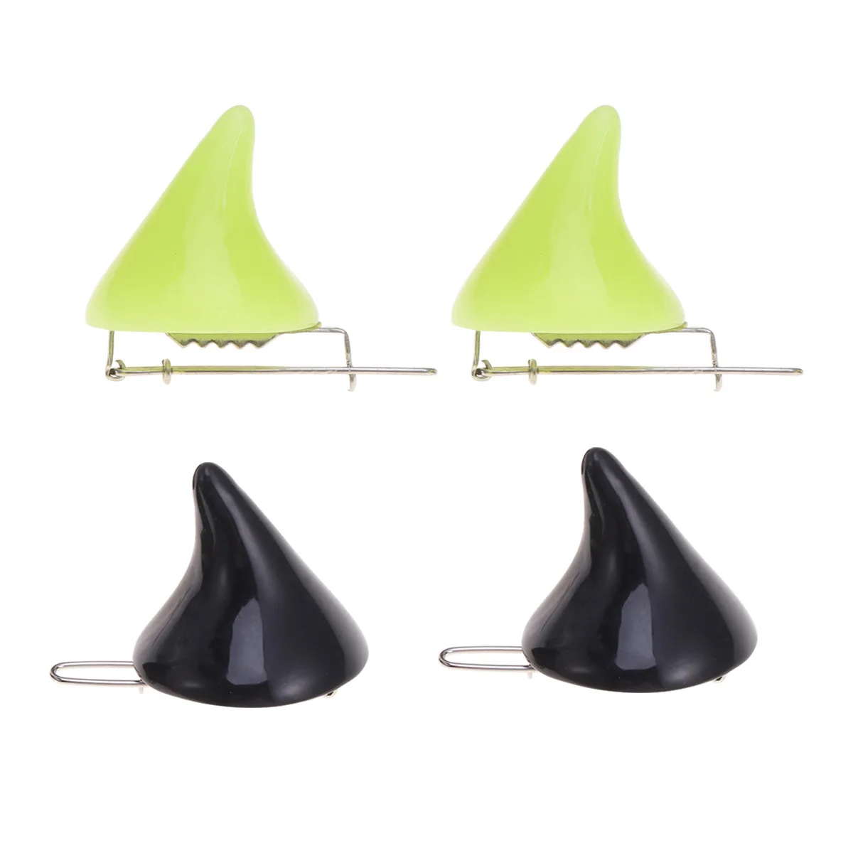 4 قطع من مشابك شعر قرن الشيطان، أغطية رأس لحفلات الهالوين، نسيج معدني متين، تفاصيل رائعة، إكسسوار للمهرجانات للأطفال