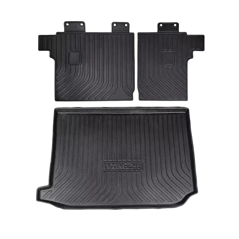 Car TPE Trunk Mat Suitable for JETOUR Traveler T2 2023 Special Trunk Mat Waterproof Edge Heightening Modification Accessories