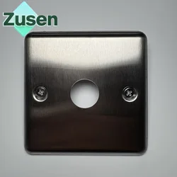 Zusen 19mm Open Hole Stainless Steel Panel 86*86 For Push Button Switch