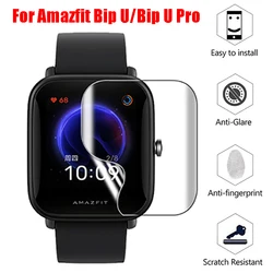 Watch Film For Amazfit Bip U/Bip U Pro Screen Protector Protective Cover Transparent Clear TPU Films For Huami Amazfit Bip U Pro