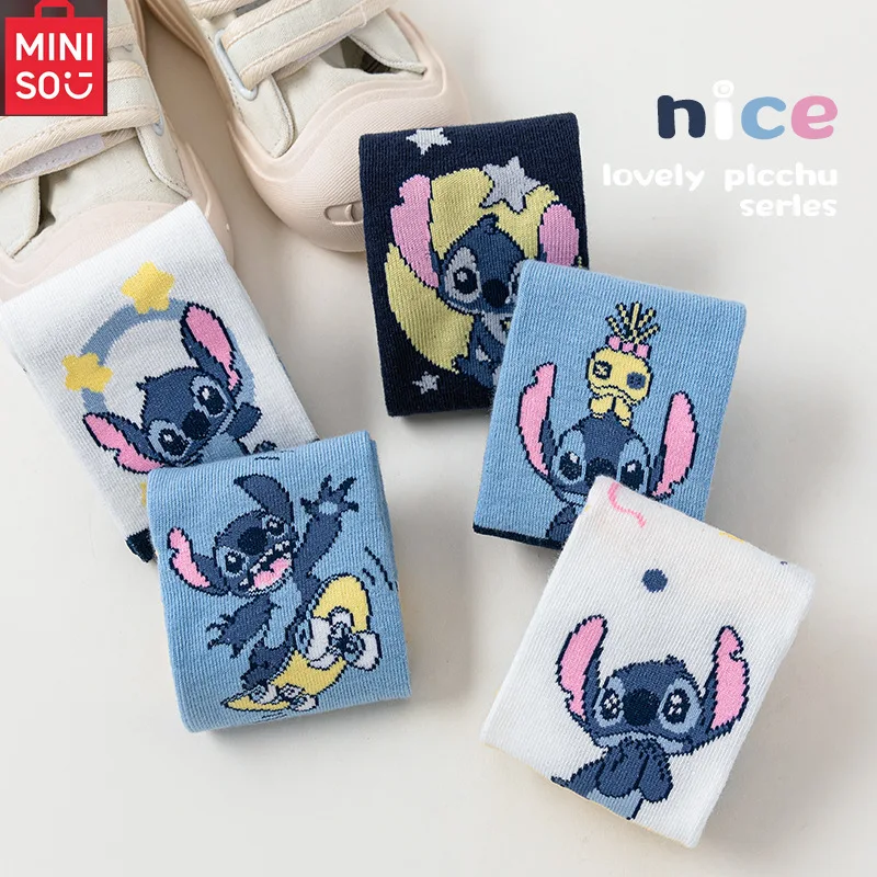 5 أزواج الأطفال الجوارب الكرتون غرزة الصبي الجوارب ربيع الخريف الأوسط جورب أنبوبي القطن لطيف الاطفال الجوارب فتاة جورب حجم 1-12 سنة #2